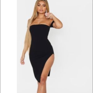 side split midi dress